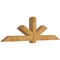 Ekena Millwork Kennewick Rough Sawn Timber Gable Bracket, Western Red Cedar, 96"W x 28"H x 6"D x 6"F, 7/12 Pitch GBW096X28X0606KEN00RWR - alternate 2